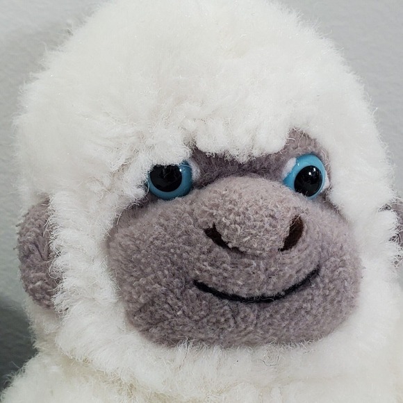 Vintage‎ Sears Baby Yeti Plush Lot 2 White Gray Stuffed Animal Toy 1990s - Picture 2 of 9